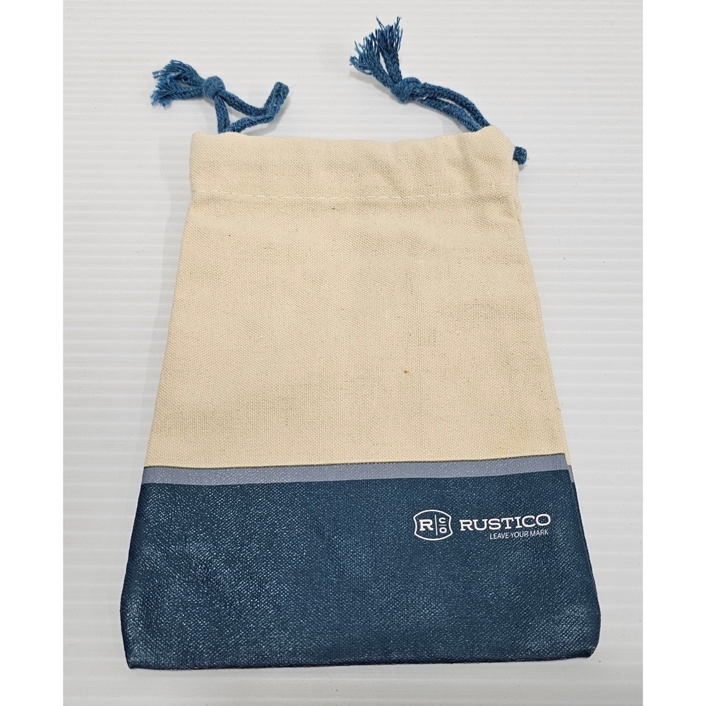 Rustico Carry All Drawstring Cinch Satchel Bag Pouch Small 6"x8"